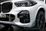 Original BMW G05 X5 G06 X6 M Performance Carbon Front Winglet Splitter