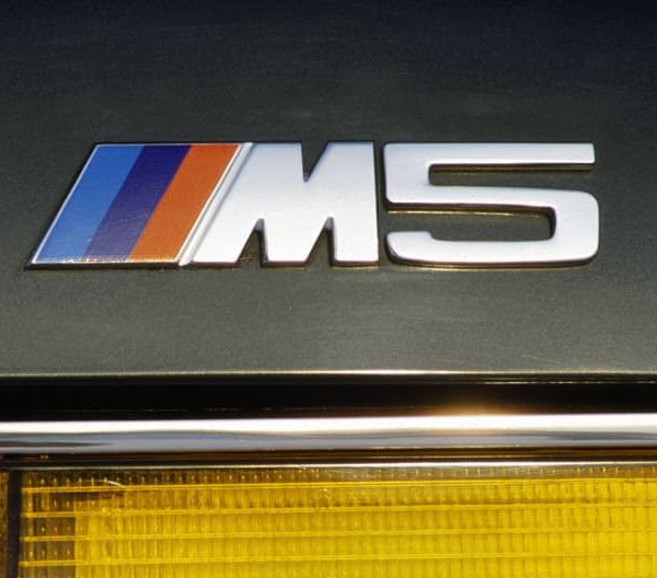 Original BMW E28 E34 M5 Rear Badge Emblem Logo Bagasi Belakang