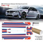 Original BMW F80 M3 M Performance Motorsport Decals Sticker Body - Gambar 4