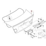 Original BMW E46 M3 CSL Panel Bagasi 41007895884 - Gambar 6