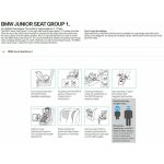 Original BMW Junior Child Baby Car Seat Group 1 ISOFIX 9-18 Kg BLACK - Gambar 5