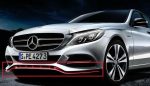 Genuine Mercedes W205 C AMG Line Front Bumper Spoiler A2058800008