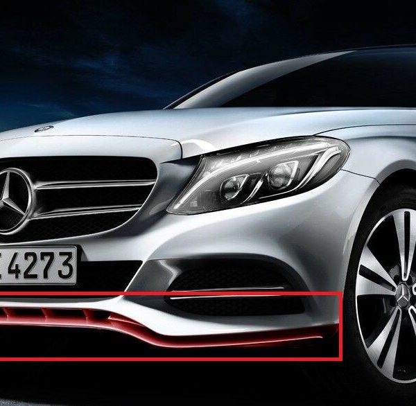 Genuine Mercedes W205 C AMG Line Front Bumper Spoiler A2058800008