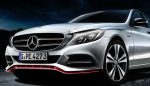 Genuine Mercedes W205 C AMG Line Front Bumper Spoiler A2058800008 - Gambar 3