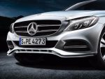 Genuine Mercedes W205 C AMG Line Front Bumper Spoiler A2058800008 - Gambar 4