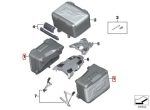 Original BMW Motorrad K50 K51 GS1200 GS1250 Vario Case Side Box - Gambar 4