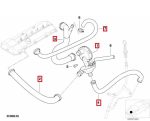 Febi Bilstein BMW M52 M50  CCV Repair Kit Set Selang Pipa Oil Separator GERMANY - Gambar 4