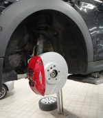 Original MINI F55 F56 F57 JCW Performance Big Brake Kit Rem Sport Red - Image 4