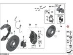 Original MINI F55 F56 F57 JCW Performance Big Brake Kit Rem Sport Red - Image 5