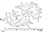 Original BMW E46 3 Series M3 Right engine support Trim Panel Bawah Kolong Mesin Kanan 51718218118 - Image 5